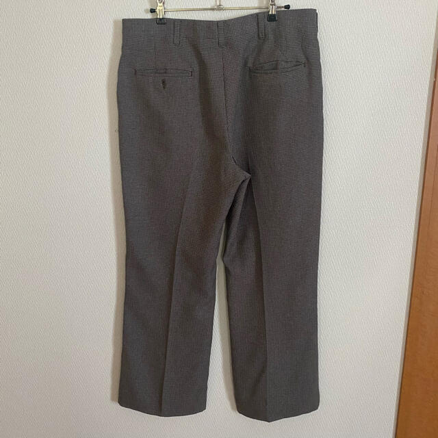 70s vintage check flare slacks メンズのパンツ(スラックス)の商品写真