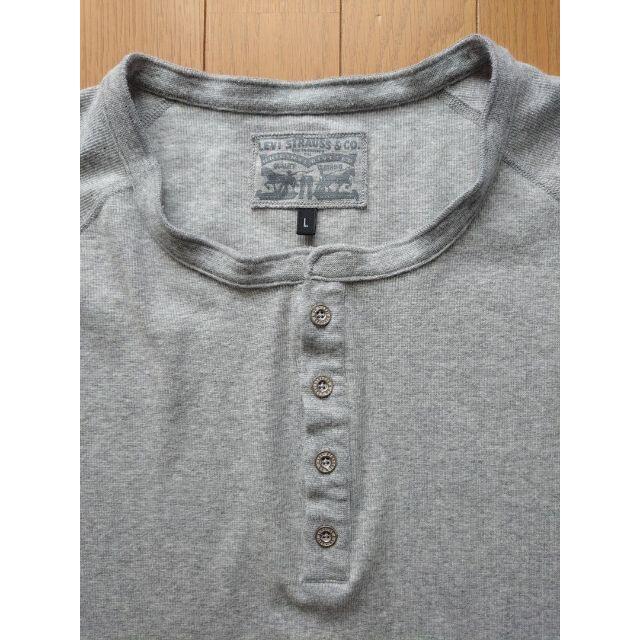 Levi's(リーバイス)の【LEVI'S】ヘンリーネックシャツLV315半袖グレー メンズのトップス(Tシャツ/カットソー(半袖/袖なし))の商品写真