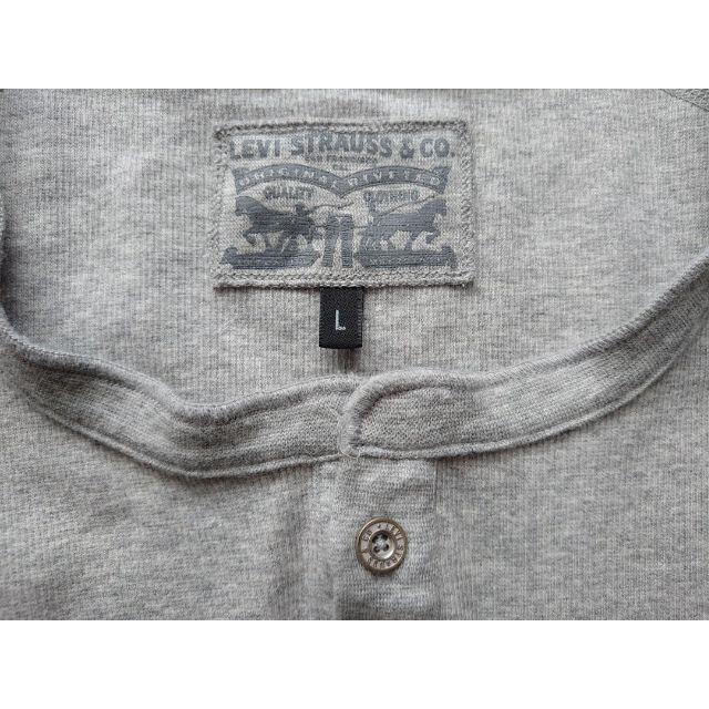 Levi's(リーバイス)の【LEVI'S】ヘンリーネックシャツLV315半袖グレー メンズのトップス(Tシャツ/カットソー(半袖/袖なし))の商品写真