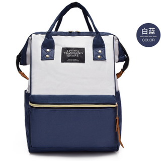【最終価格！新品】マザーズリュックサック　綺麗な藍色×白色　レディース(リュック/バックパック)