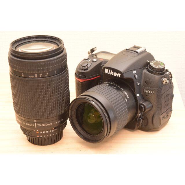 Nikon(ニコン)のE29/ NIKON D7000 純正ダブルレンズセット  /3226A-17 スマホ/家電/カメラのカメラ(デジタル一眼)の商品写真