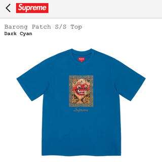 シュプリーム(Supreme)のsupreme barong patch s/s top  ブルー サイズS(Tシャツ/カットソー(半袖/袖なし))