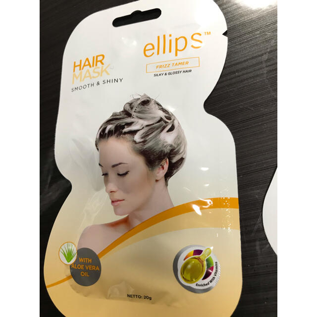 ellips(エリップス)のヘアマスク　ellips ２個 コスメ/美容のヘアケア/スタイリング(ヘアパック/ヘアマスク)の商品写真