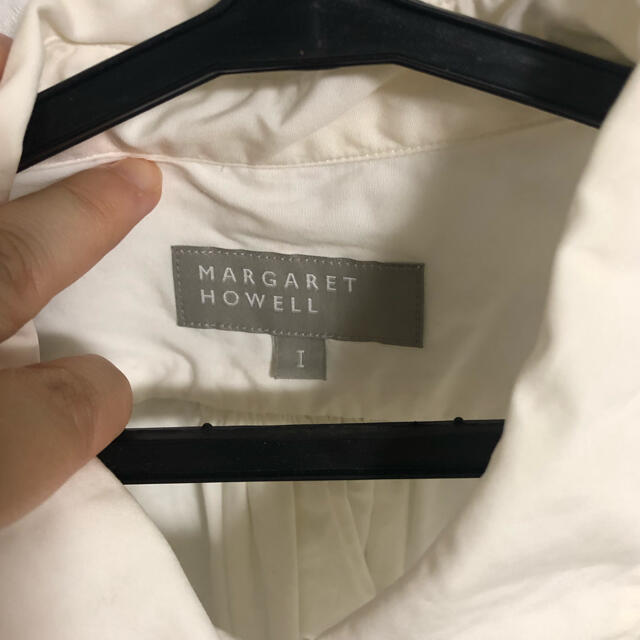 MARGARET HOWELL(マーガレットハウエル)のマーガレットハウエル　白シャツ レディースのトップス(シャツ/ブラウス(半袖/袖なし))の商品写真