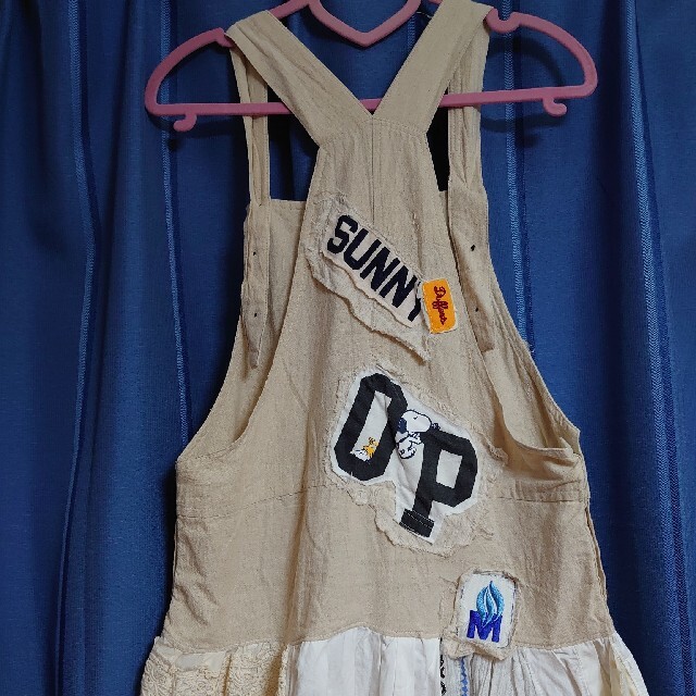 SNOOPY(スヌーピー)のスヌーピー　リメイク　サロペット レディースのパンツ(サロペット/オーバーオール)の商品写真