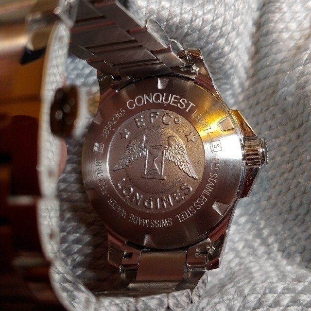 LONGINES(ロンジン)の☆本日までの価格です☆[新品·未使用]　ロンジン コンクエストGMT 自動巻き メンズの時計(腕時計(アナログ))の商品写真