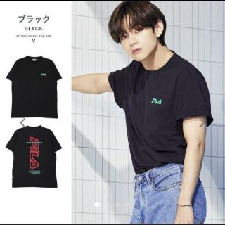 フィラ(FILA)のFILA Tシャツ BTS 防弾少年団 V テヒョン テテ 着用モデル(Tシャツ(半袖/袖なし))