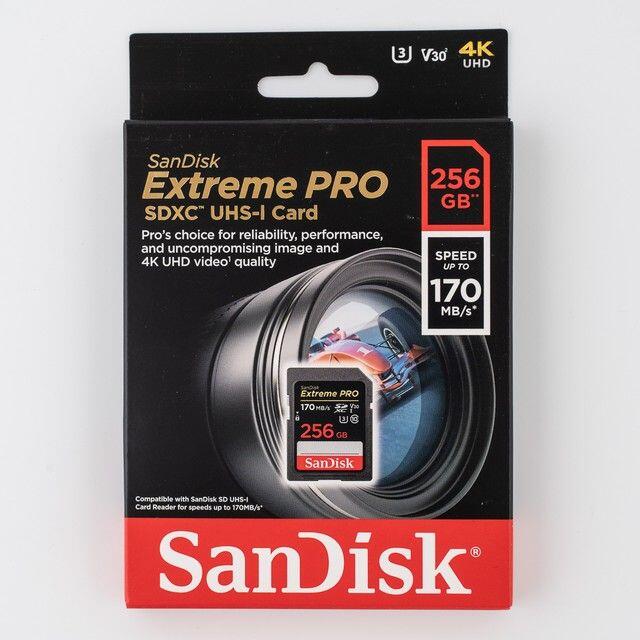 Extreme Pro SDXC 256GB カード