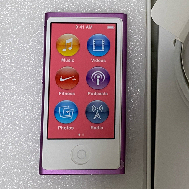 【未使用品】iPod nano 第7世代　本体　パープル