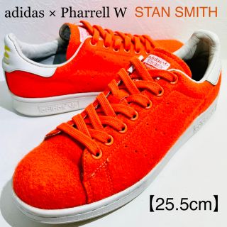 アディダス(adidas)のアディダス×ファレルウィリアムス★スタンスミス テニス★オレンジ★25.5cm(スニーカー)