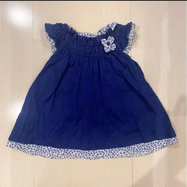 familiar(ファミリア)の美品⭐︎ファミリア　トップス チュニック 120 キッズ/ベビー/マタニティのキッズ服女の子用(90cm~)(Tシャツ/カットソー)の商品写真