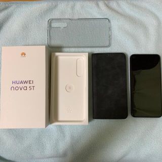 HUAWEI - huawei nova 5t black グローバル版 simフリー 美品の通販 by ...