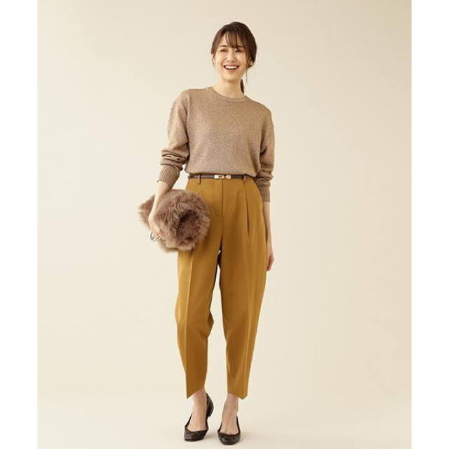 NATURAL BEAUTY BASIC(ナチュラルビューティーベーシック)の【NBB×金子綾×otonaMUSEコラボ】ハイウエストコクーンパンツ レディースのパンツ(カジュアルパンツ)の商品写真