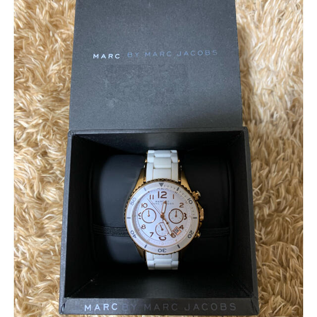 MARC BY MARC JACOBS(マークバイマークジェイコブス)のMARC BY MARC JACOBS 腕時計 Rock クォーツ ホワイト レディースのファッション小物(腕時計)の商品写真