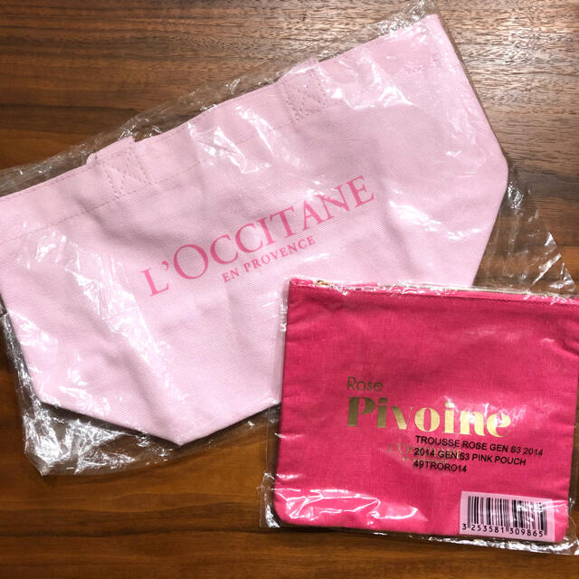 L'OCCITANE(ロクシタン)のM様専用⭐︎ロクシタン　トートバッグ&ポーチセット エンタメ/ホビーのコレクション(ノベルティグッズ)の商品写真