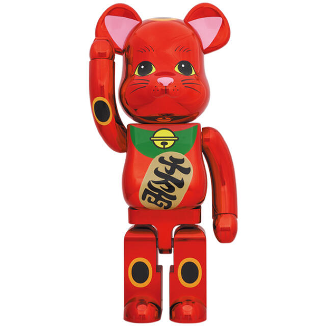 【新品】BE@RBRICK 招き猫 梅金メッキ100% 400% セット