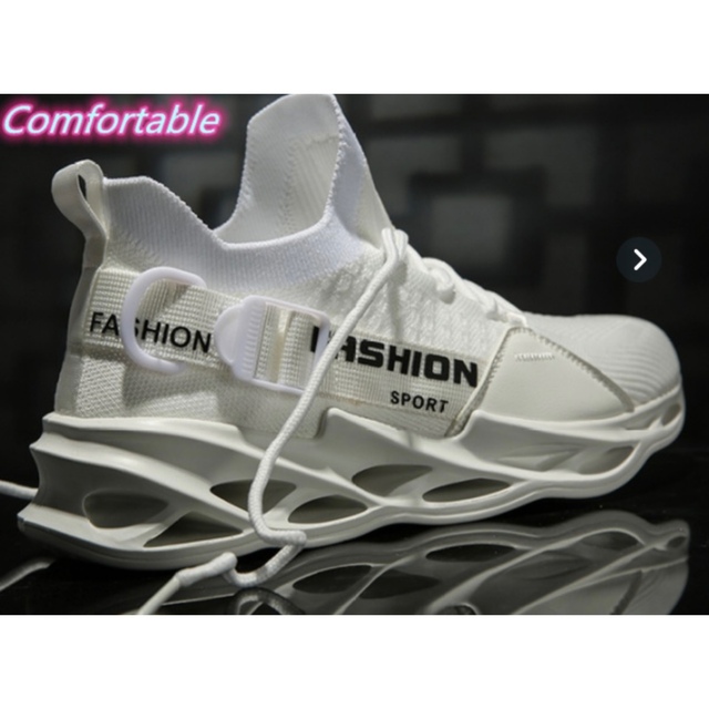 メンズファッション.ランニングスニーカー/ホワイト メンズの靴/シューズ(スニーカー)の商品写真