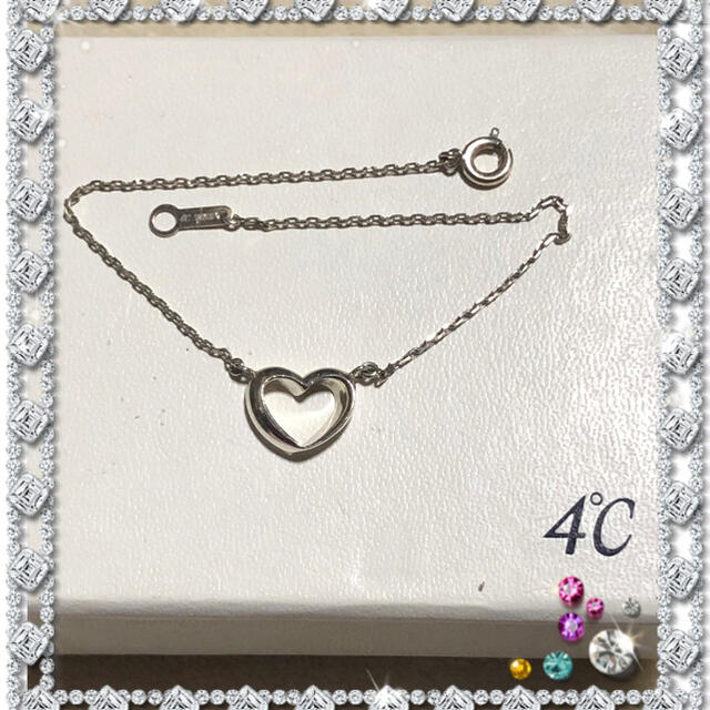 4℃(ヨンドシー)の4℃  ♡♡シルバーブレスレット レディースのアクセサリー(ブレスレット/バングル)の商品写真