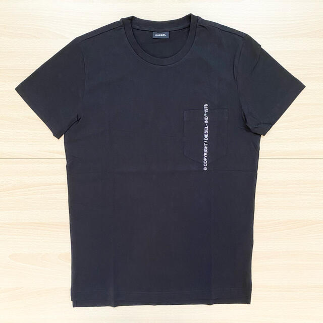 DIESEL T-RUBIN-POCKET-J1 Tシャツ ブラックXL