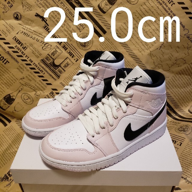 25.0㎝ WMNS AIR JORDAN 1 MID ライトバイオレット