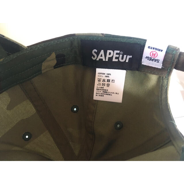 Supreme(シュプリーム)の最終 sapeur  cap サプール　キャップ　カモフラ　迷彩　ロゴ メンズの帽子(キャップ)の商品写真