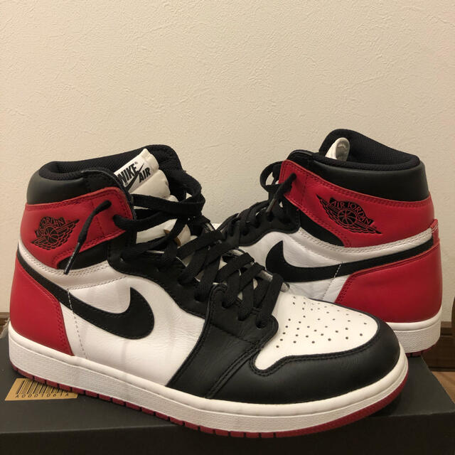 air jordan1 black toe 28.5cm 2016 つま黒 - スニーカー
