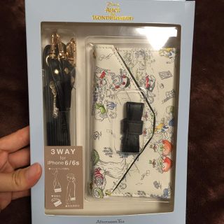 アフタヌーンティー(AfternoonTea)のアリスのスマホカバー♡新品(iPhoneケース)