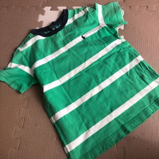 ラルフローレン(Ralph Lauren)の鮮やかグリーンボーダーTシャツ(Tシャツ/カットソー)