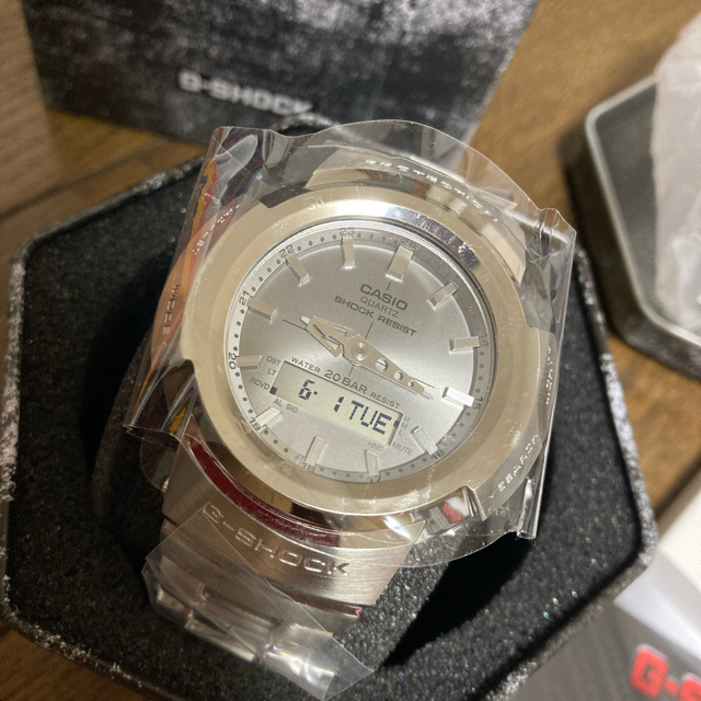 G-SHOCK   AWM-500D-1A8 電波ソーラー フルメタル2本セット