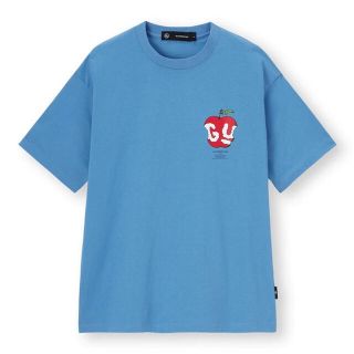 アンダーカバー(UNDERCOVER)の新品！UNDERCOVER GU Disney Apple Tee Blue(Tシャツ/カットソー(半袖/袖なし))