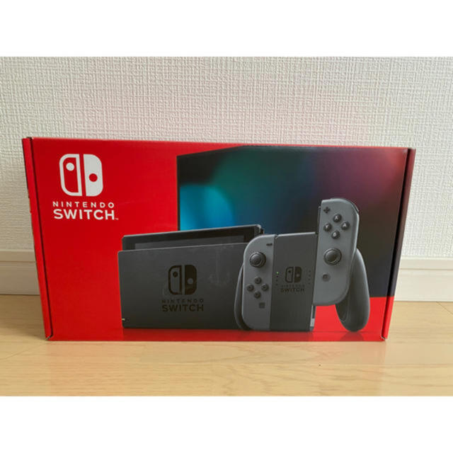 Nintendo Switch(ニンテンドースイッチ)の任天堂Switch本体　グレー色 エンタメ/ホビーのゲームソフト/ゲーム機本体(家庭用ゲーム機本体)の商品写真