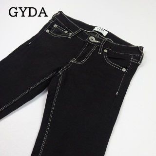 ジェイダ(GYDA)のGYDA　ワンウォッシュスキニーデニム　ブラック　XXS　ウエスト約61ｃｍ(デニム/ジーンズ)