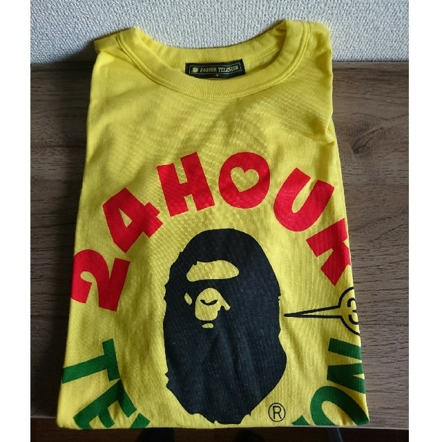 A BATHING APE(アベイシングエイプ)の[チョコモナカ様専用]24時間テレビ Tシャツ アベイシングエイプ メンズのトップス(Tシャツ/カットソー(半袖/袖なし))の商品写真