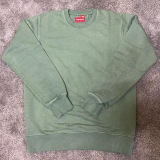 シュプリーム(Supreme)の新品 L Green Supreme Overdyed Crewneck(スウェット)