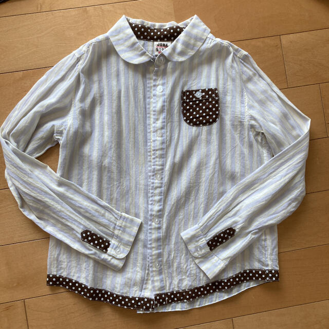 JUNK STORE(ジャンクストアー)のJUNK STORE シャツ　140 キッズ/ベビー/マタニティのキッズ服女の子用(90cm~)(ブラウス)の商品写真