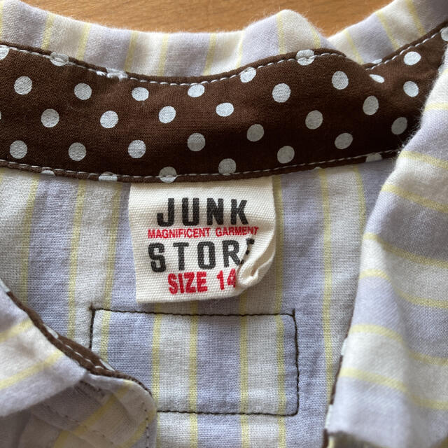 JUNK STORE(ジャンクストアー)のJUNK STORE シャツ　140 キッズ/ベビー/マタニティのキッズ服女の子用(90cm~)(ブラウス)の商品写真