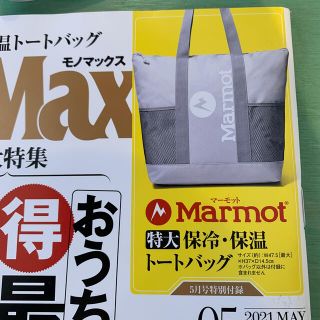 マーモット(MARMOT)の☆ヘイ様専用marmot特大保冷・保温トートバッグ(トートバッグ)