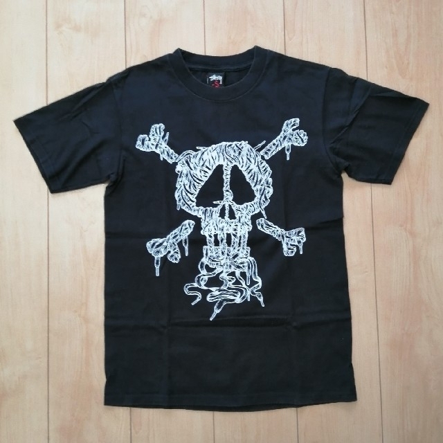 レア 美品 Stussy Skull guitar スカル ギター Tシャツ