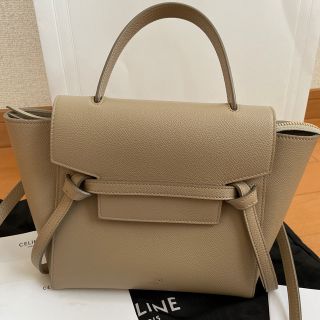 セリーヌ(celine)のかいと様専用　　　セリーヌ　ベルトバック　ナノ　ライトトープ(ショルダーバッグ)