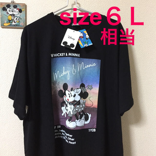 ディズニー(Disney)の大きいサイズメンズ＊新品 タグ付き ミッキーＴシャツ(Tシャツ/カットソー(半袖/袖なし))
