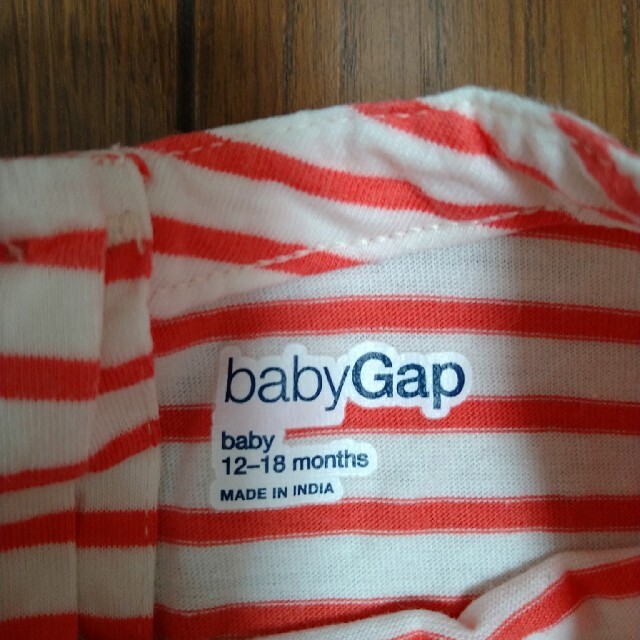 babyGAP(ベビーギャップ)のベビーギャップ　ワンピース　12〜18ヶ月 キッズ/ベビー/マタニティのベビー服(~85cm)(ワンピース)の商品写真