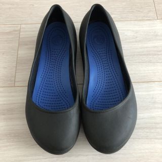 クロックス(crocs)のクロックストーン　w7 黒(ハイヒール/パンプス)