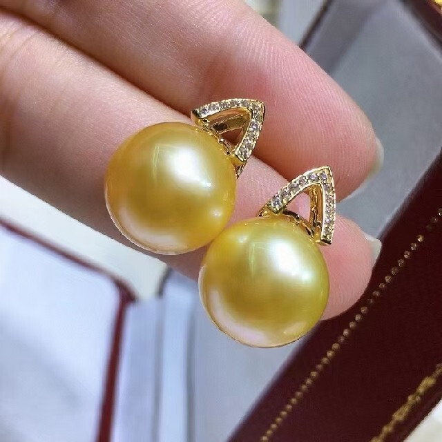 高級】天然南洋真珠 ピアス12-13mm k18 www.bercom-ks.com