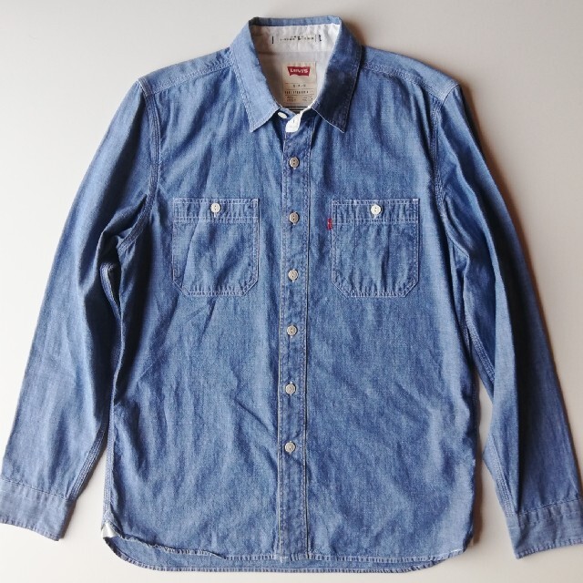 Levi's(リーバイス)のリーバイス★シャンブレーワークシャツ★ヴィンテージレプリカ★美USED メンズのトップス(シャツ)の商品写真