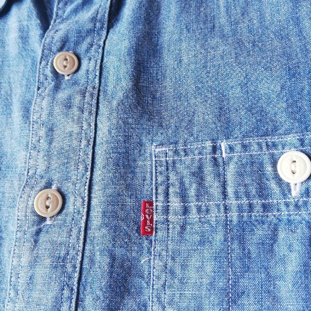 Levi's(リーバイス)のリーバイス★シャンブレーワークシャツ★ヴィンテージレプリカ★美USED メンズのトップス(シャツ)の商品写真