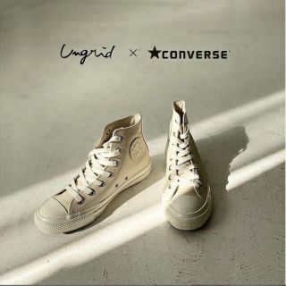 アングリッド(Ungrid)の新品未使用　Ungrid×CONVERSE別注スニーカー　23.5(スニーカー)