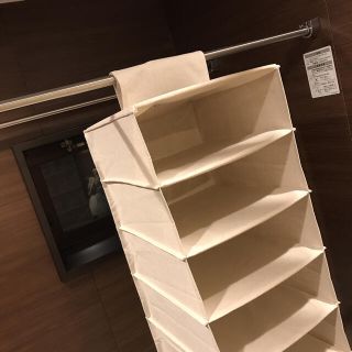 ムジルシリョウヒン(MUJI (無印良品))の無印 吊り下げ収納 シャツホルダー(棚/ラック/タンス)
