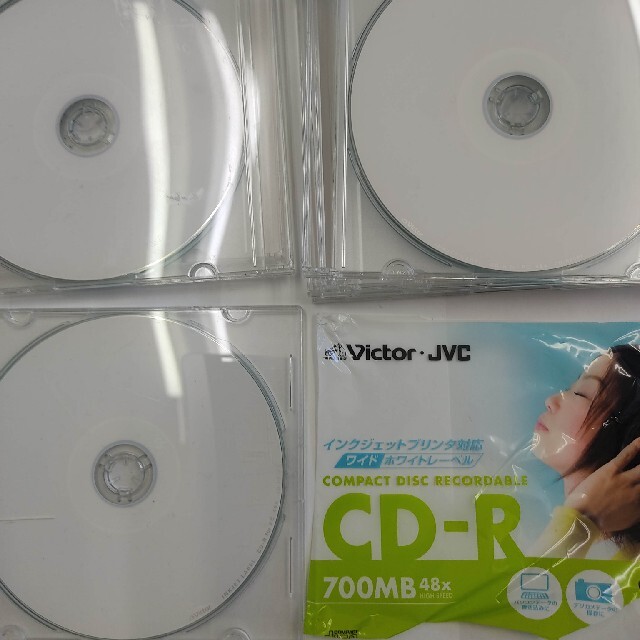 Victor CD-R 80pf 8枚 スマホ/家電/カメラのPC/タブレット(PC周辺機器)の商品写真