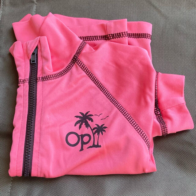 OCEAN PACIFIC(オーシャンパシフィック)のOP ラッシュガード　100 サーモンピンク　キッズ キッズ/ベビー/マタニティのキッズ服女の子用(90cm~)(水着)の商品写真