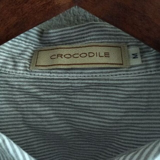 Crocodile(クロコダイル)のCROCODILE　薄地長袖ストライプシャツ レディースのトップス(シャツ/ブラウス(長袖/七分))の商品写真